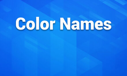 Color Names Made Simple