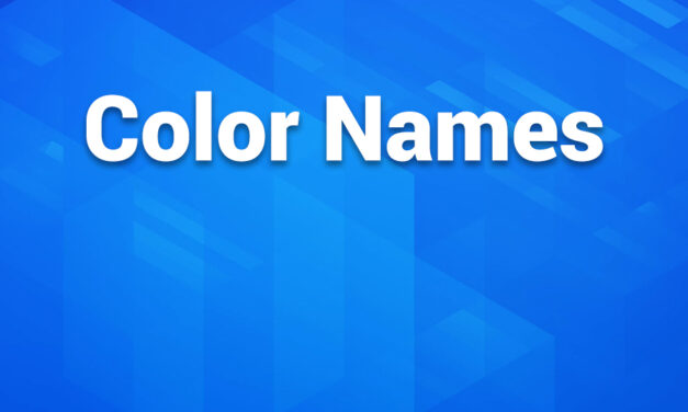 Color Names Made Simple
