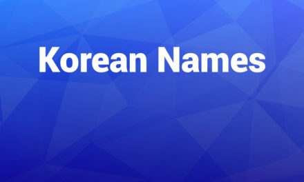 Korean Names: Meaning, Structure and Meaningful Choices