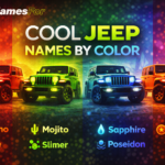 Cool Jeep Names by Color That Match Your Ride